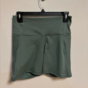 Armed Green, High Rise, Old Navy Biker Shorts - Size Medium